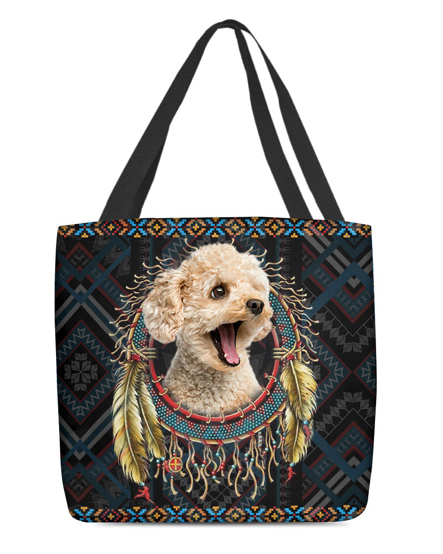 Poodle  In Dreamcatcher Cloth Tote Bag