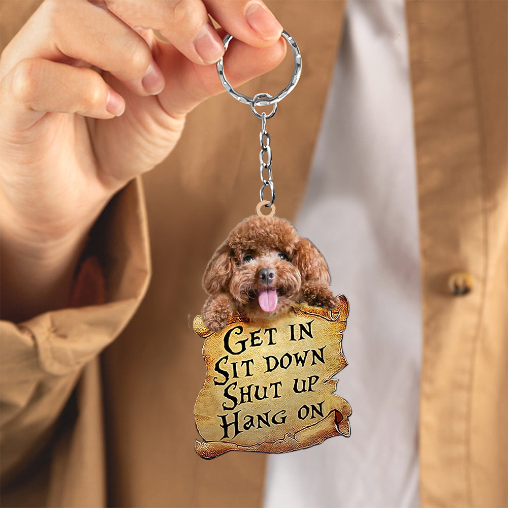 Poodle get in Keychain