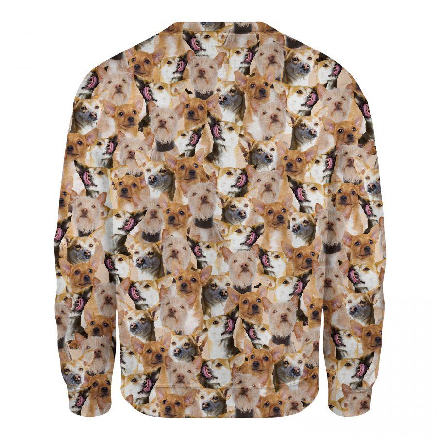 Portuguese Podengo - Full Face - Premium Sweatshirt