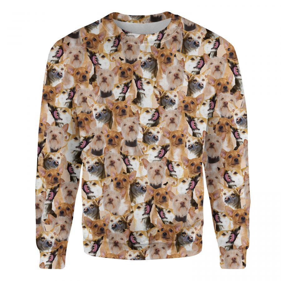 Portuguese Podengo - Full Face - Premium Sweatshirt