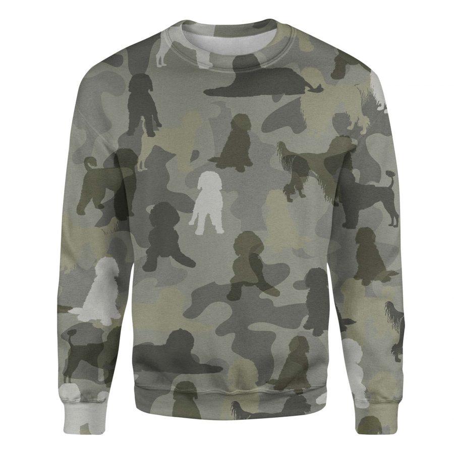 Portuguese Water Dog - Camo - Premium Sweatshirt