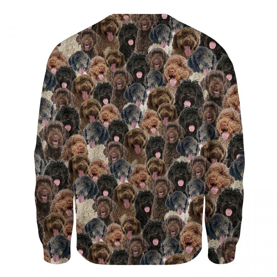 Portuguese Water Dog - Full Face - Premium Sweatshirt