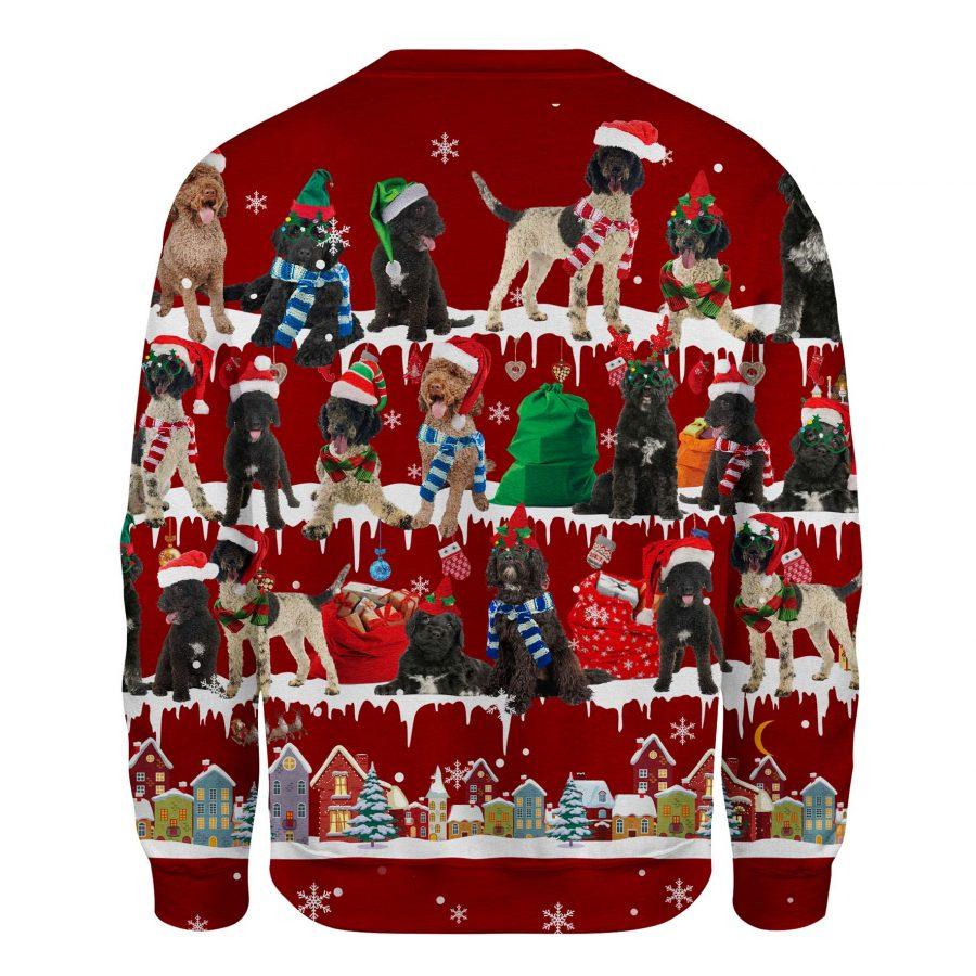 Portuguese Water Dog - Snow Christmas - Premium Sweatshirt