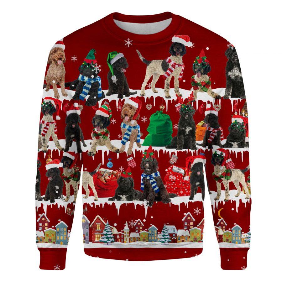 Portuguese Water Dog - Snow Christmas - Premium Sweatshirt