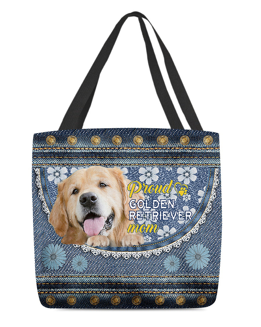 Pround Golden retriever mom-Cloth Tote Bag