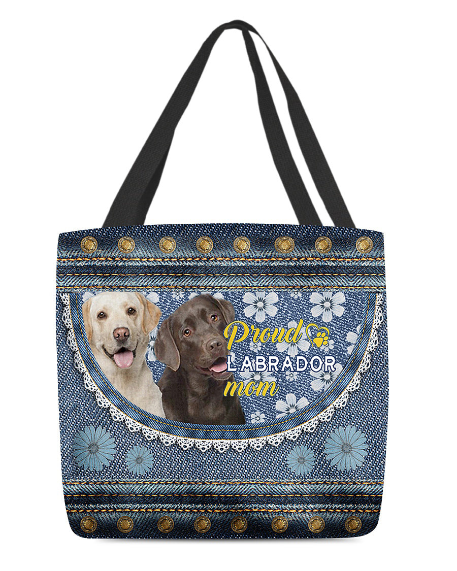 Pround Labrador mom-Cloth Tote Bag