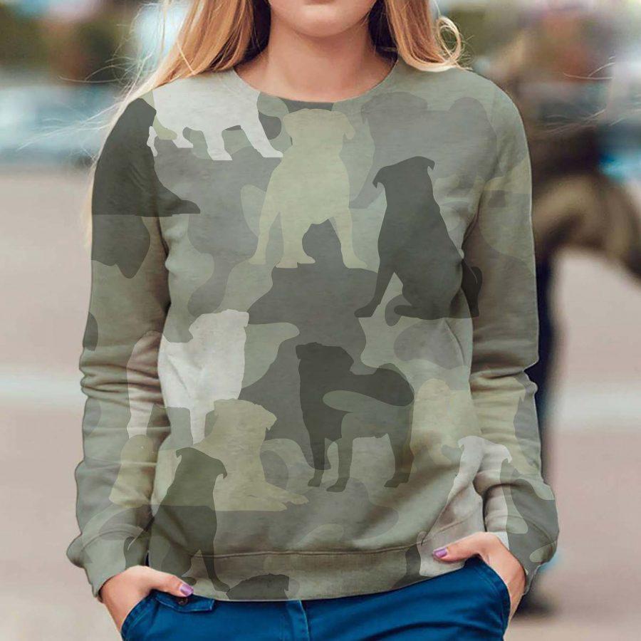 Pug - Camo - Premium Sweatshirt