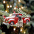 Pug 1-Cardinal & Truck Two Sided Ornament