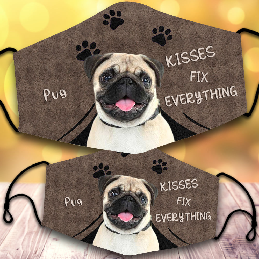 Pug 2-Kisses Fix Everything-Veil