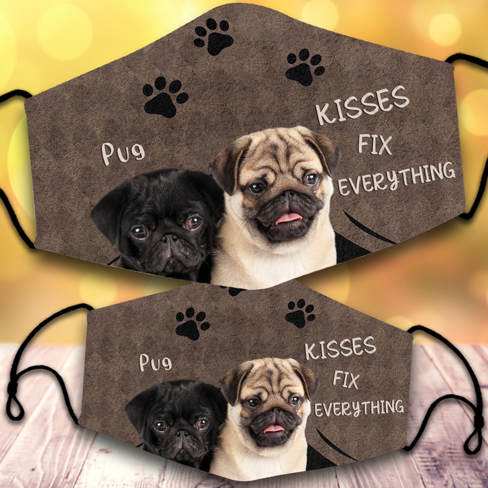 Pug 4-Kisses Fix Everything-Veil