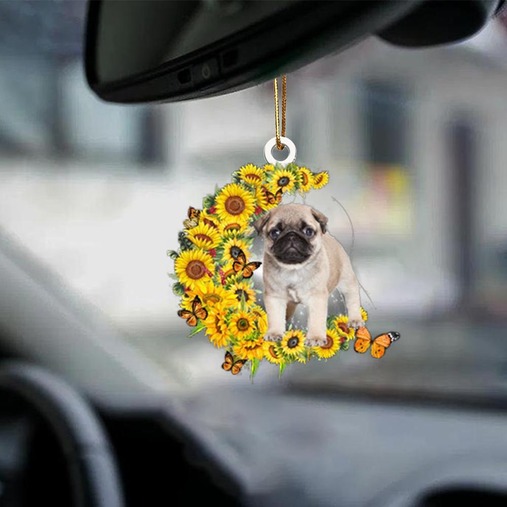 Pug-Be kind-Two Sided Ornament