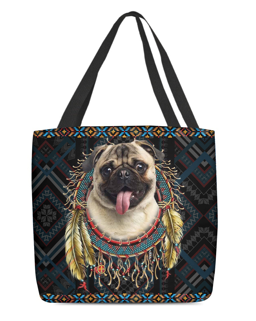Pug   In Dreamcatcher Cloth Tote Bag