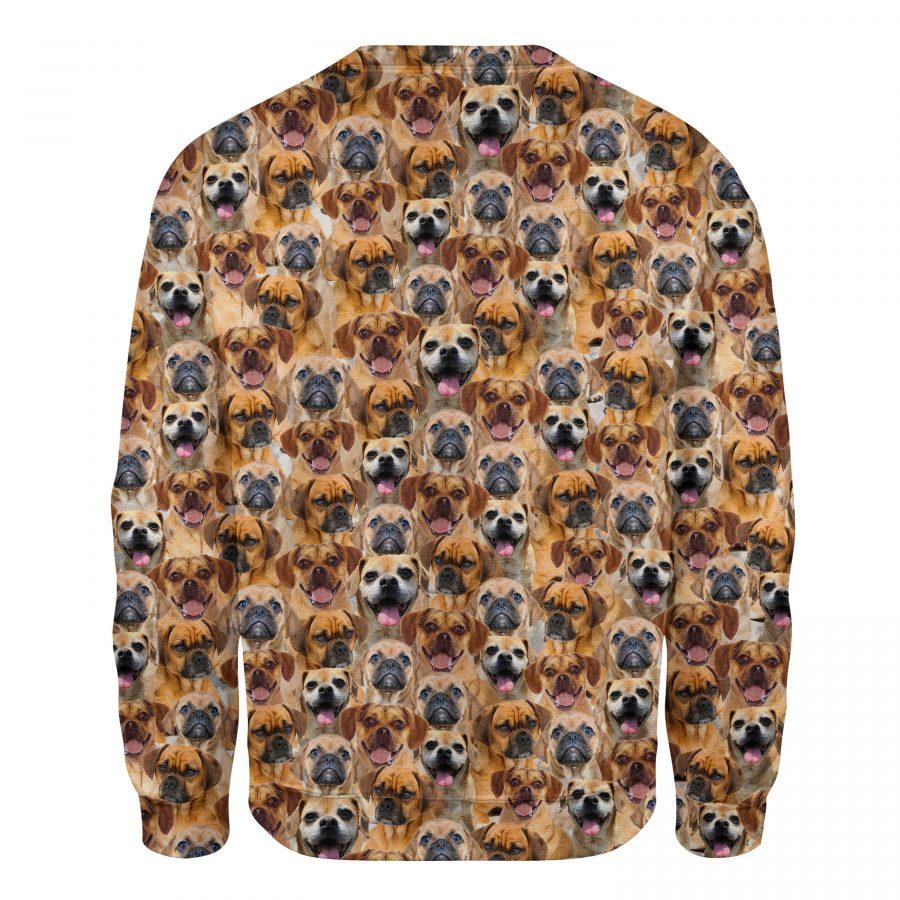 Puggle - Full Face - Premium Sweatshirt