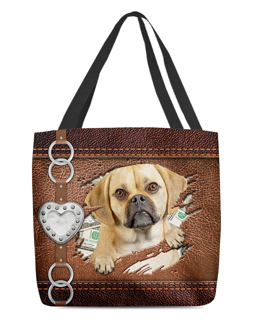 Puggle-Let Me Go Out -Cloth Tote Bag