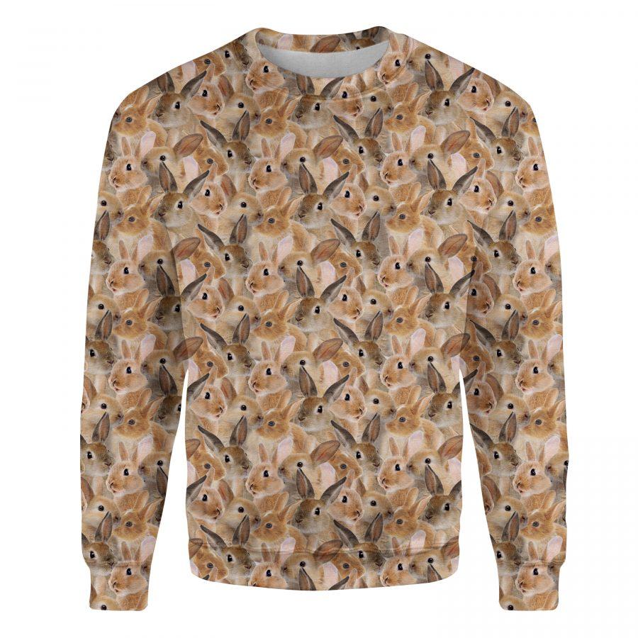 Rabbit - Full Face - Premium Sweatshirt