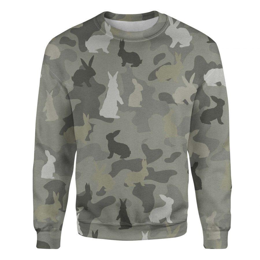Rabbit - Camo - Premium Sweatshirt