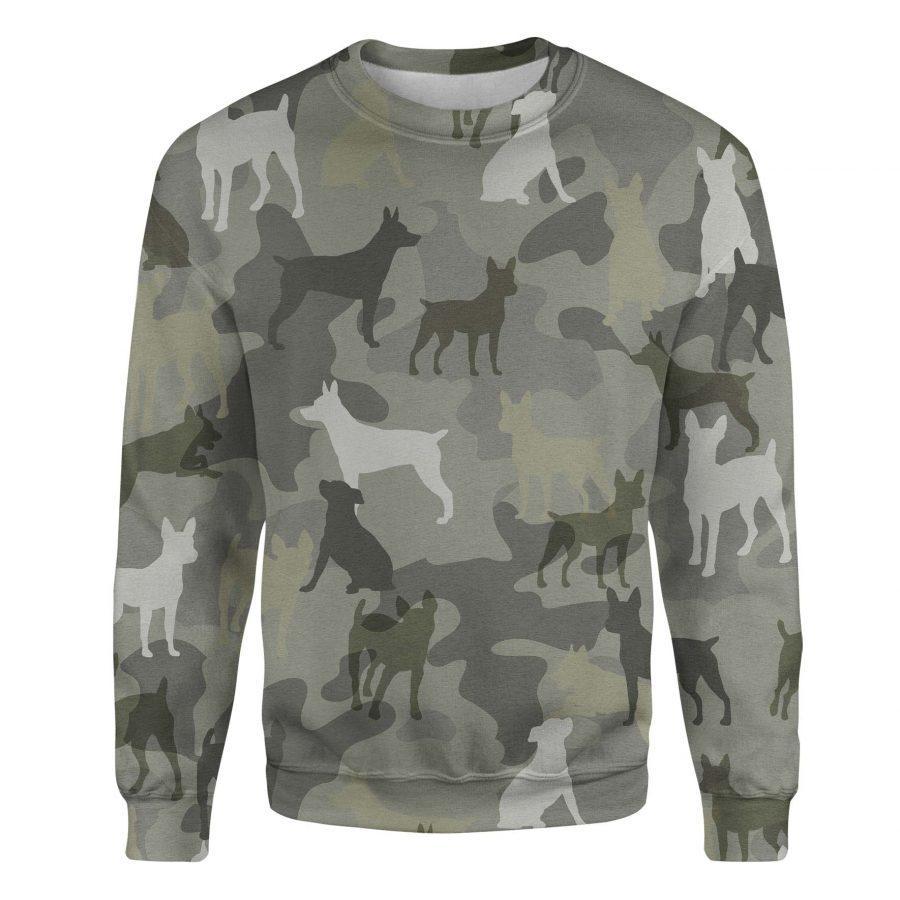 Rat Terrier - Camo - Premium Sweatshirt