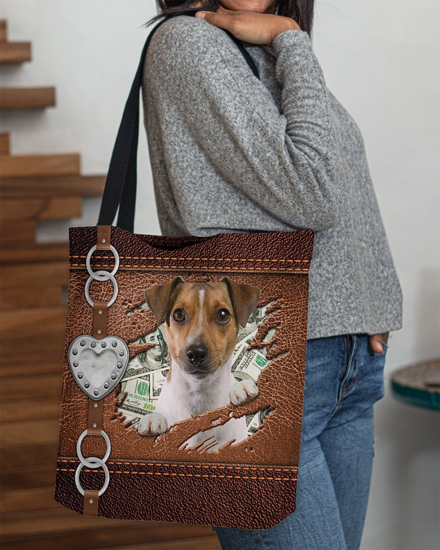 Rat Terrier-Let Me Go Out -Cloth Tote Bag