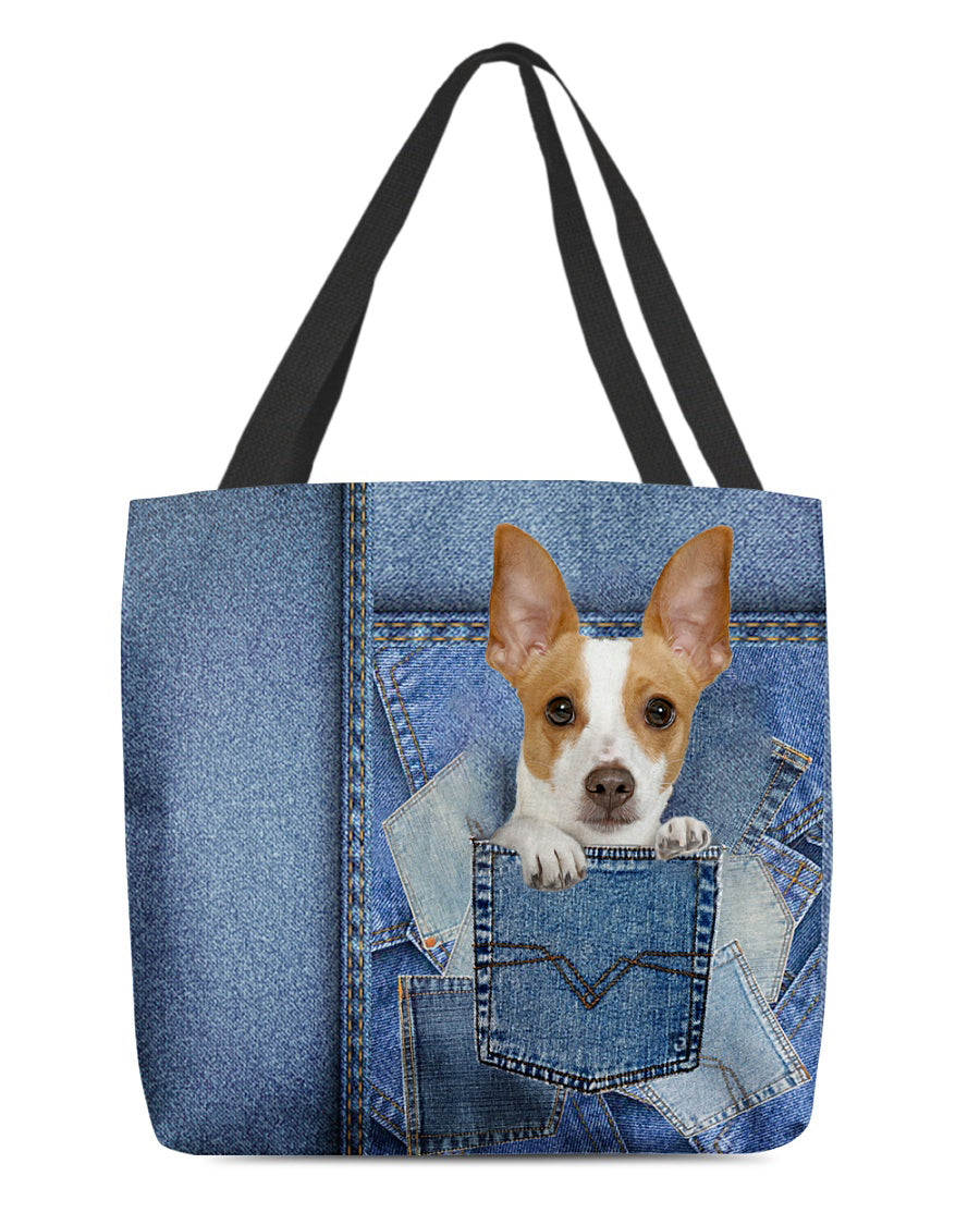 Rat terrier-in pocket2-Cloth Tote Bag