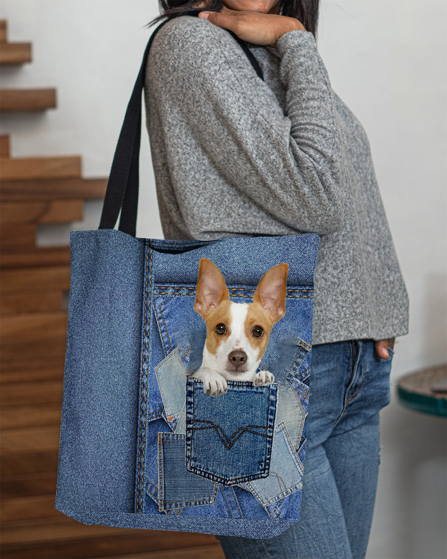 Rat terrier-in pocket2-Cloth Tote Bag