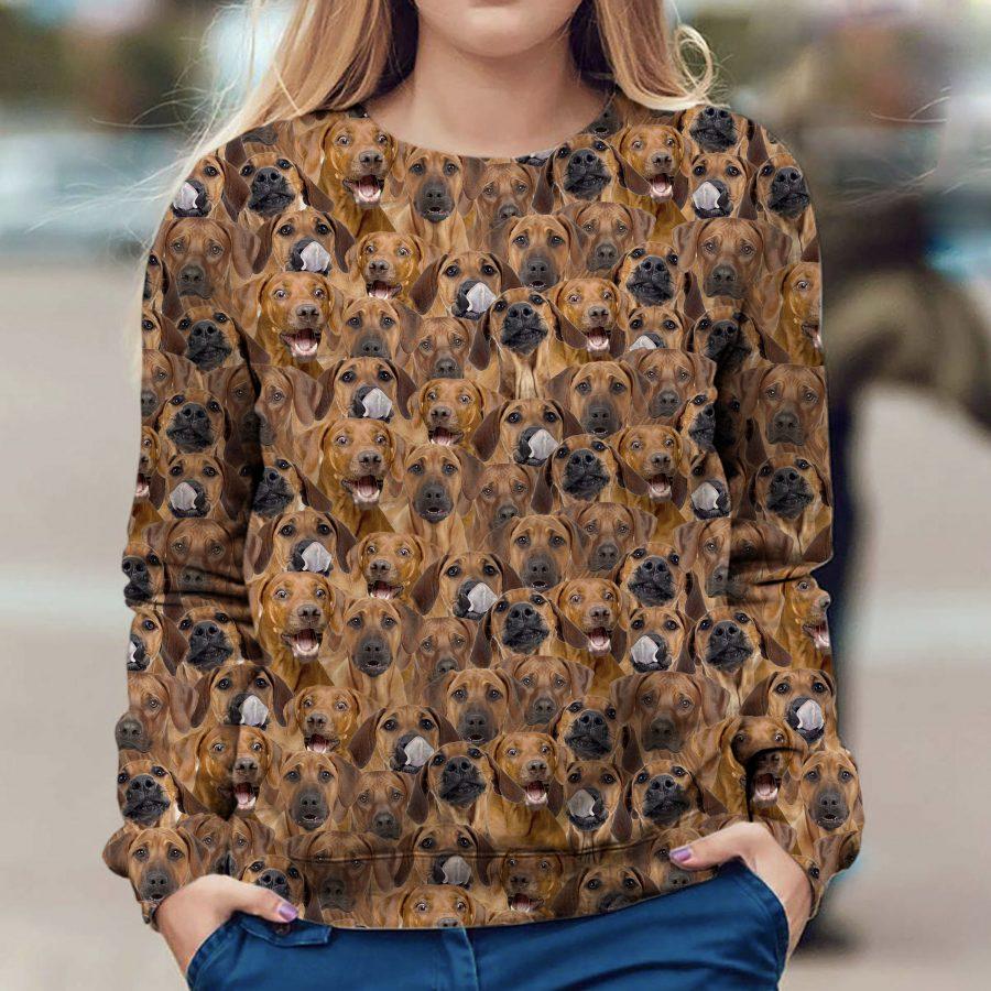 Rhodesian Ridgeback - Full Face - Premium Sweatshirt