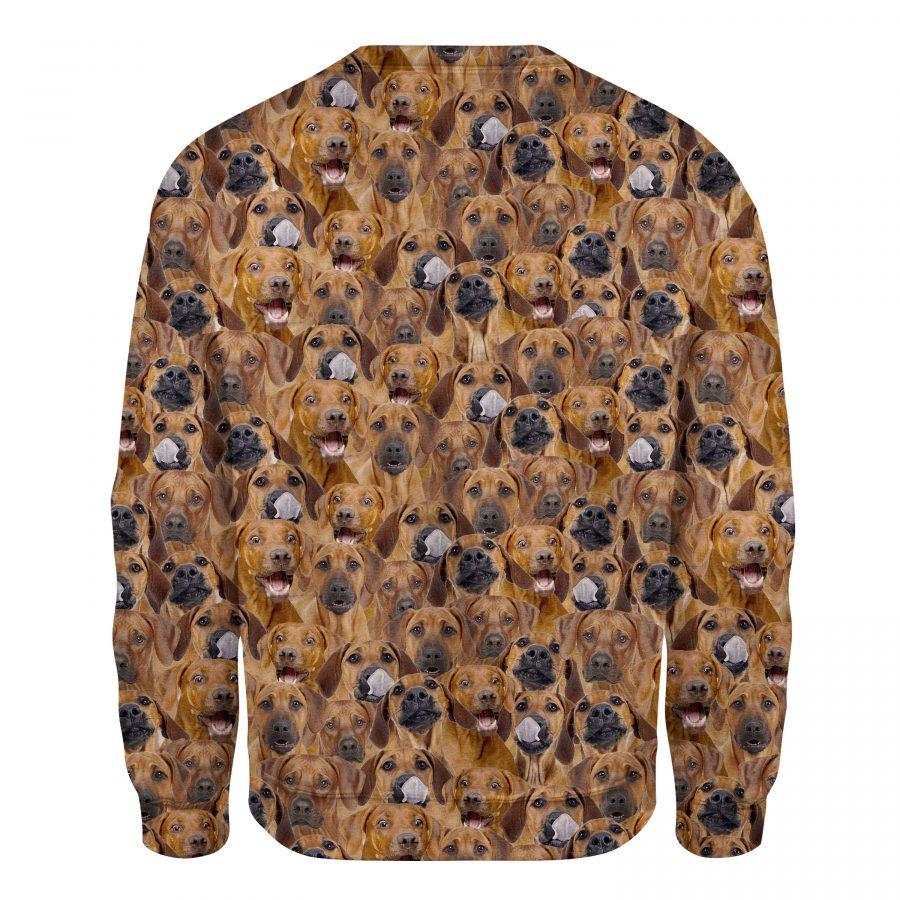 Rhodesian Ridgeback - Full Face - Premium Sweatshirt
