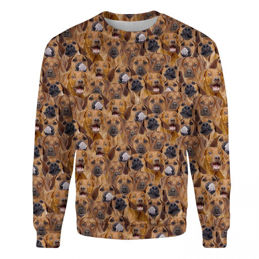 Rhodesian Ridgeback - Full Face - Premium Sweatshirt