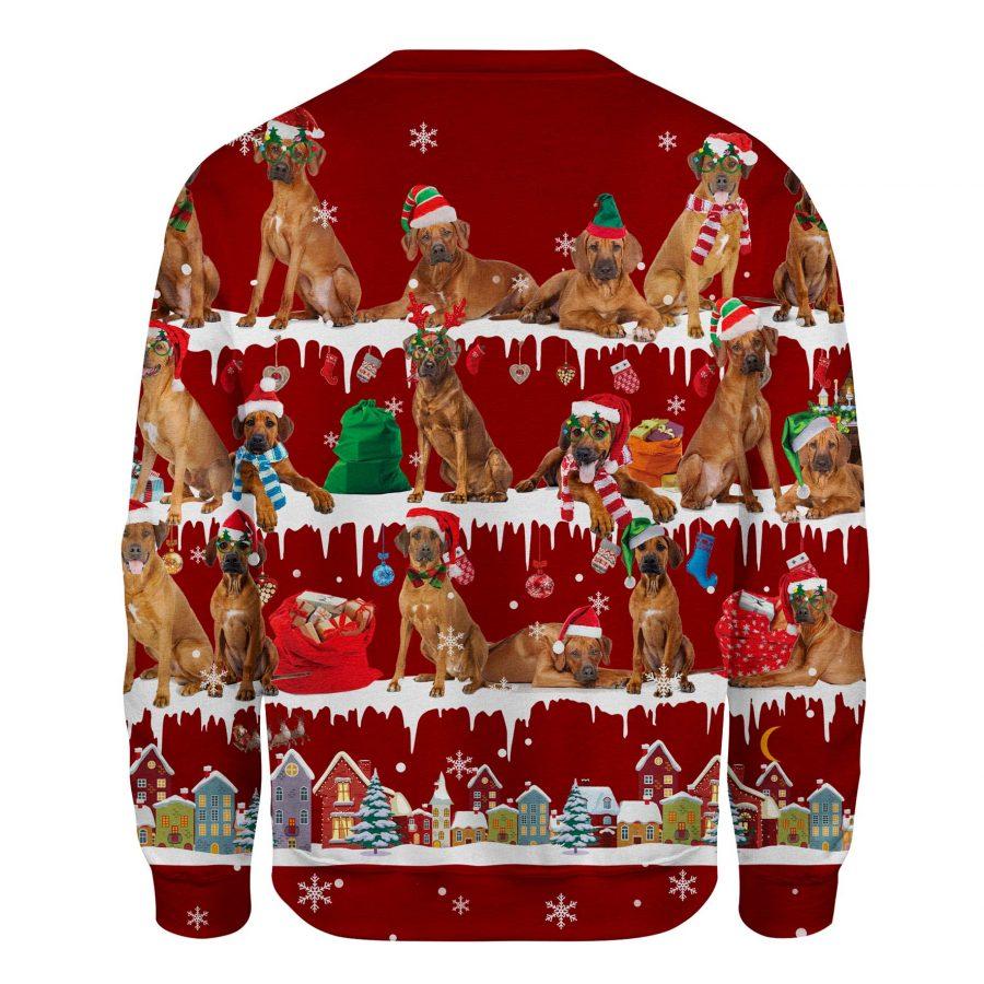 Rhodesian Ridgeback - Snow Christmas - Premium Sweatshirt