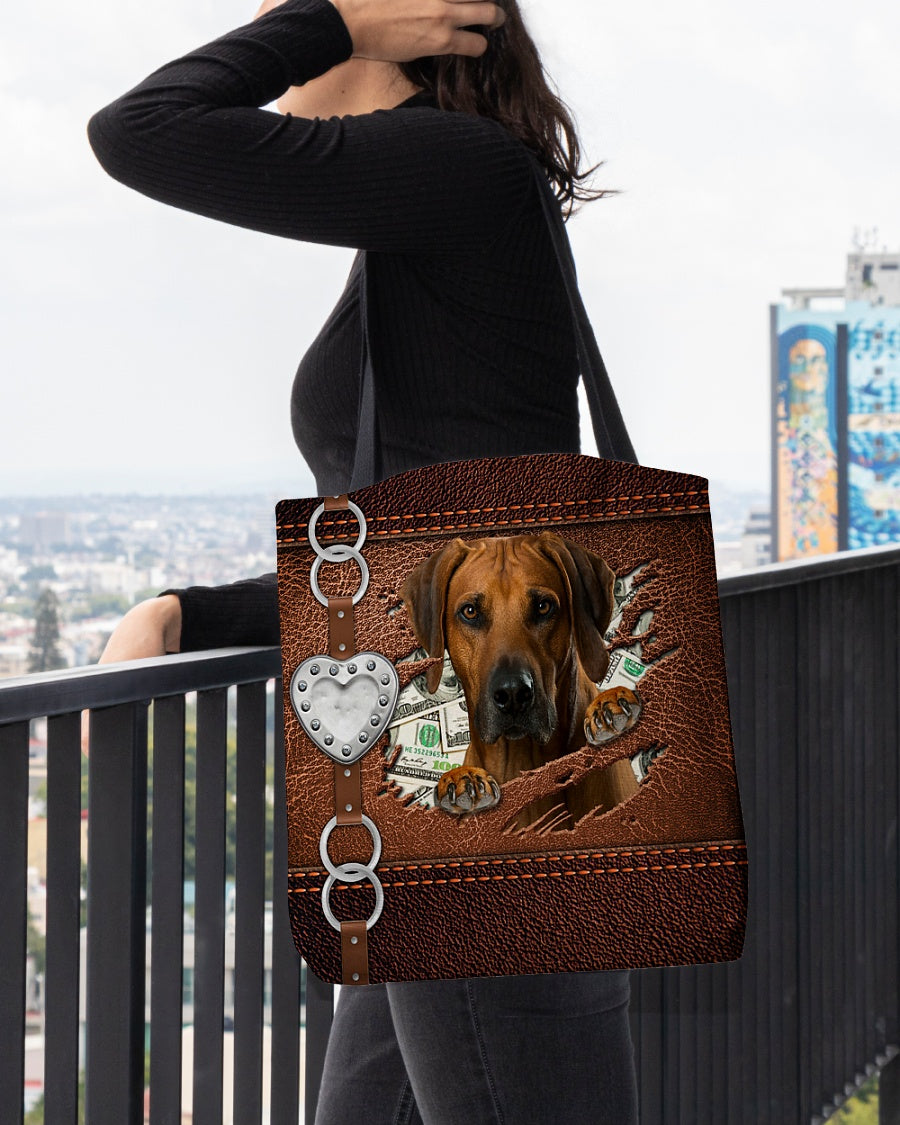 Rhodesian Ridgeback-Let Me Go Out -Cloth Tote Bag