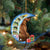 Rhodesian Ridgeback Sit On The Blue Moon-Two Sided Ornament