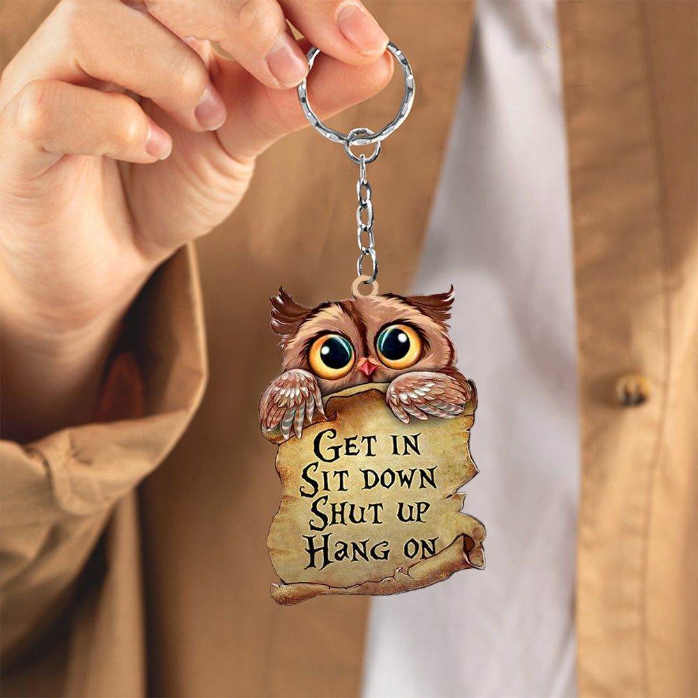 Owl get in Keychain