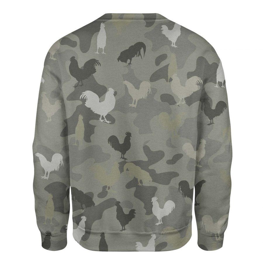 Rooster - Camo - Premium Sweatshirt
