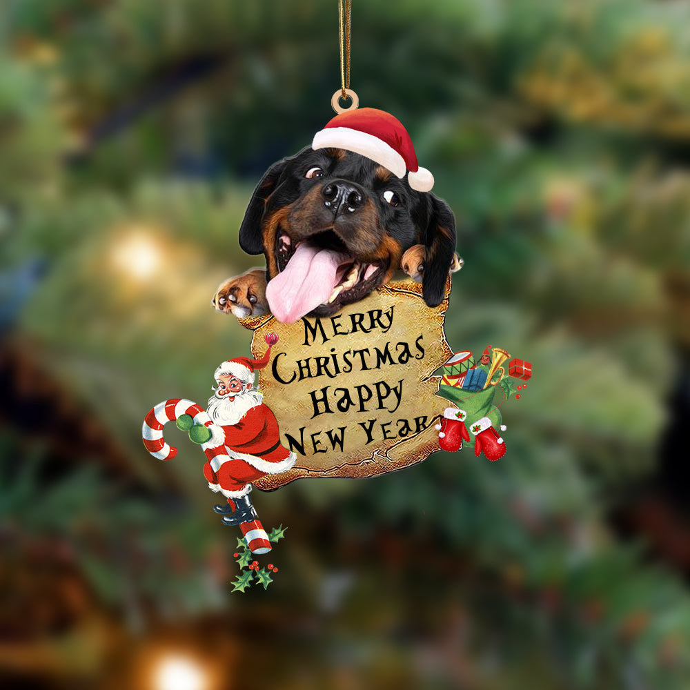 Christams & New Year Two Sided Ornament