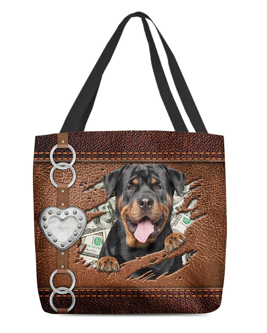 Rottweiler-Let Me Go Out -Cloth Tote Bag