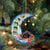 Rottweiler-Sleep On The Moon Christmas Two Sided Ornament