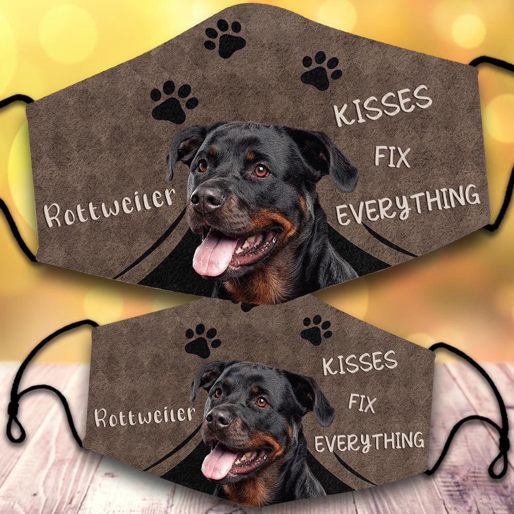 Rottweiler 1-Kisses Fix Everything-Veil