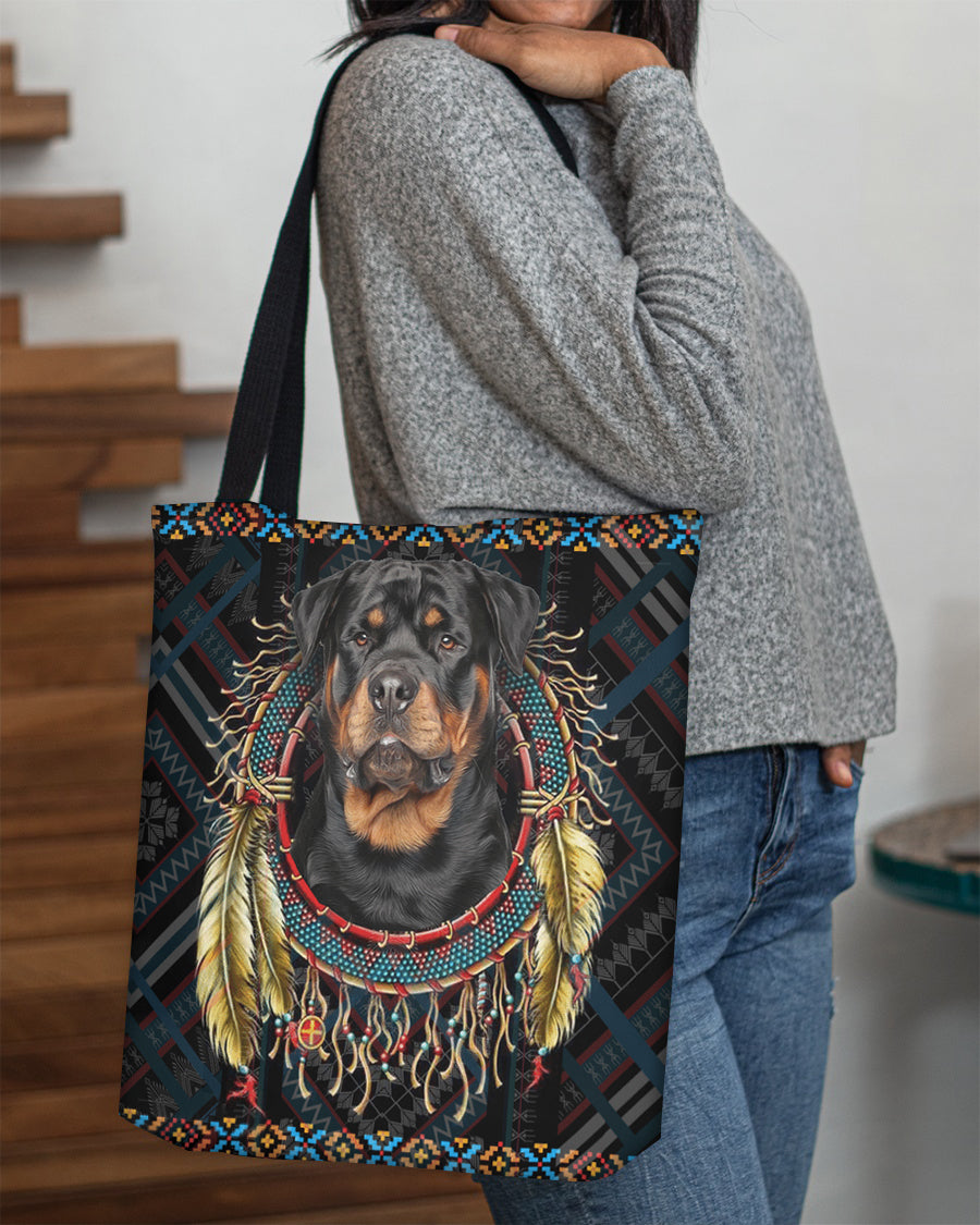 Rottweiler  In Dreamcatcher Cloth Tote Bag