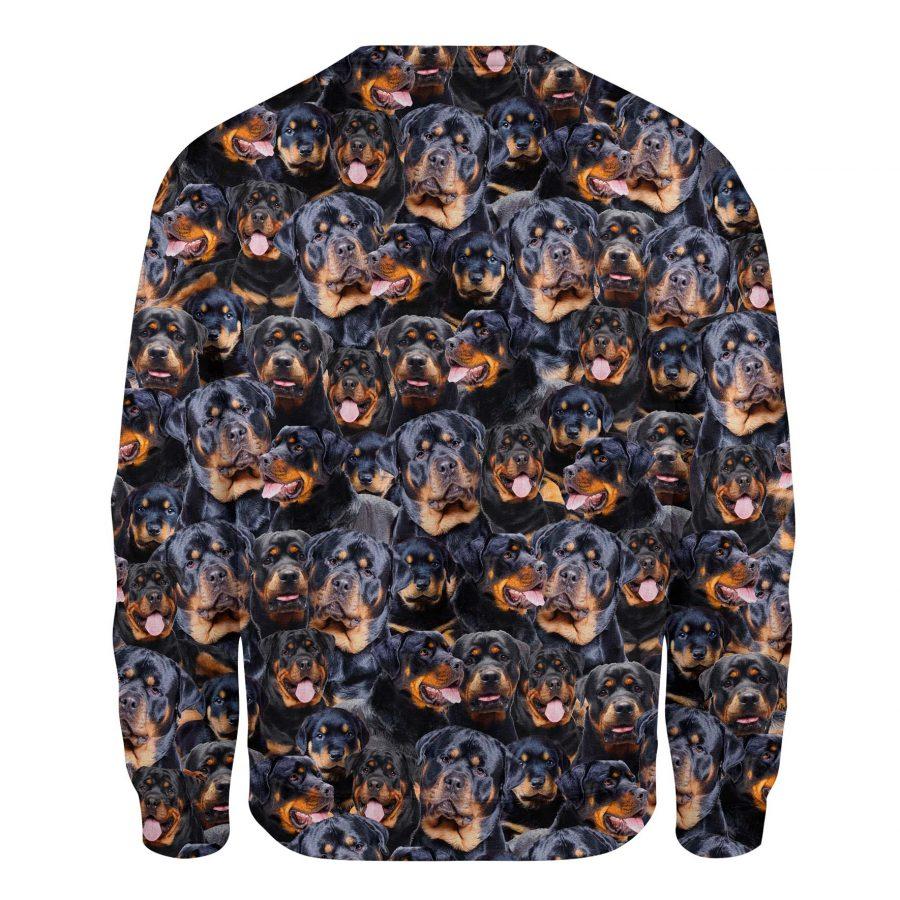 Rottweiler - Full Face - Premium Sweatshirt