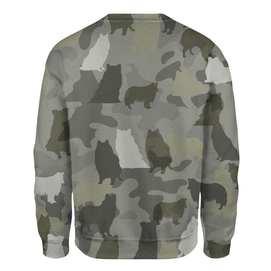 Rough Collie - Camo - Premium Sweatshirt