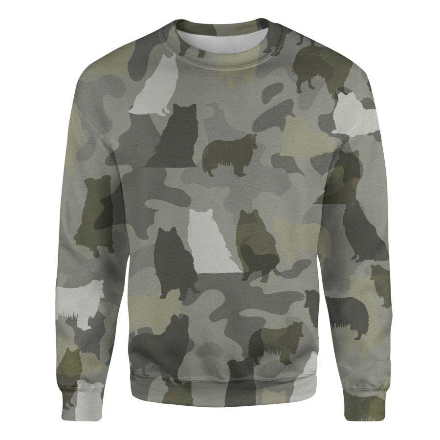 Rough Collie - Camo - Premium Sweatshirt