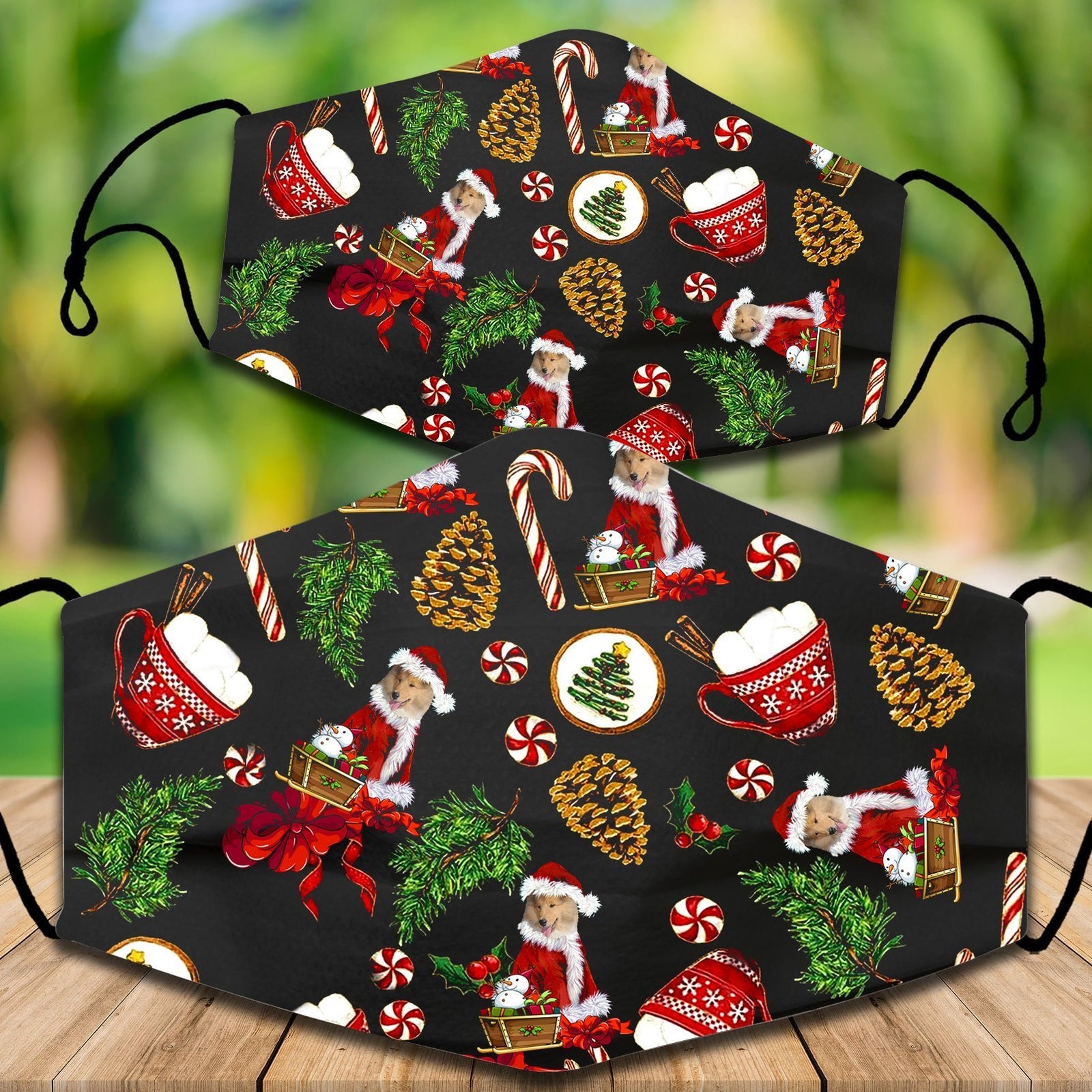 Rough Collie Christmas Veil
