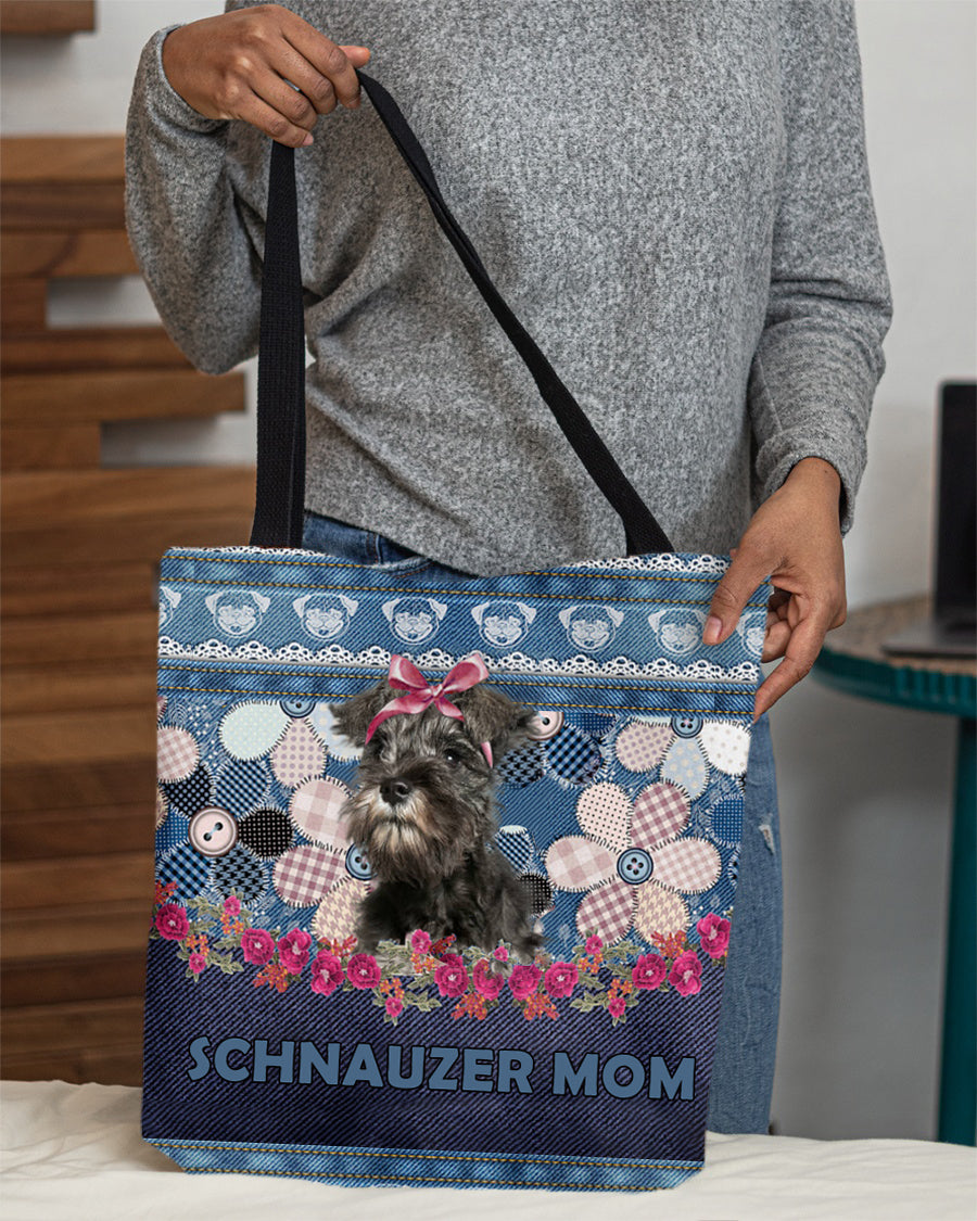 SCHNAUZER-Flower Jean Gift for you-Cloth Tote Bag