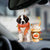 Saint Bernard-Pumpkin Spice Kinda-Two Sided Ornament