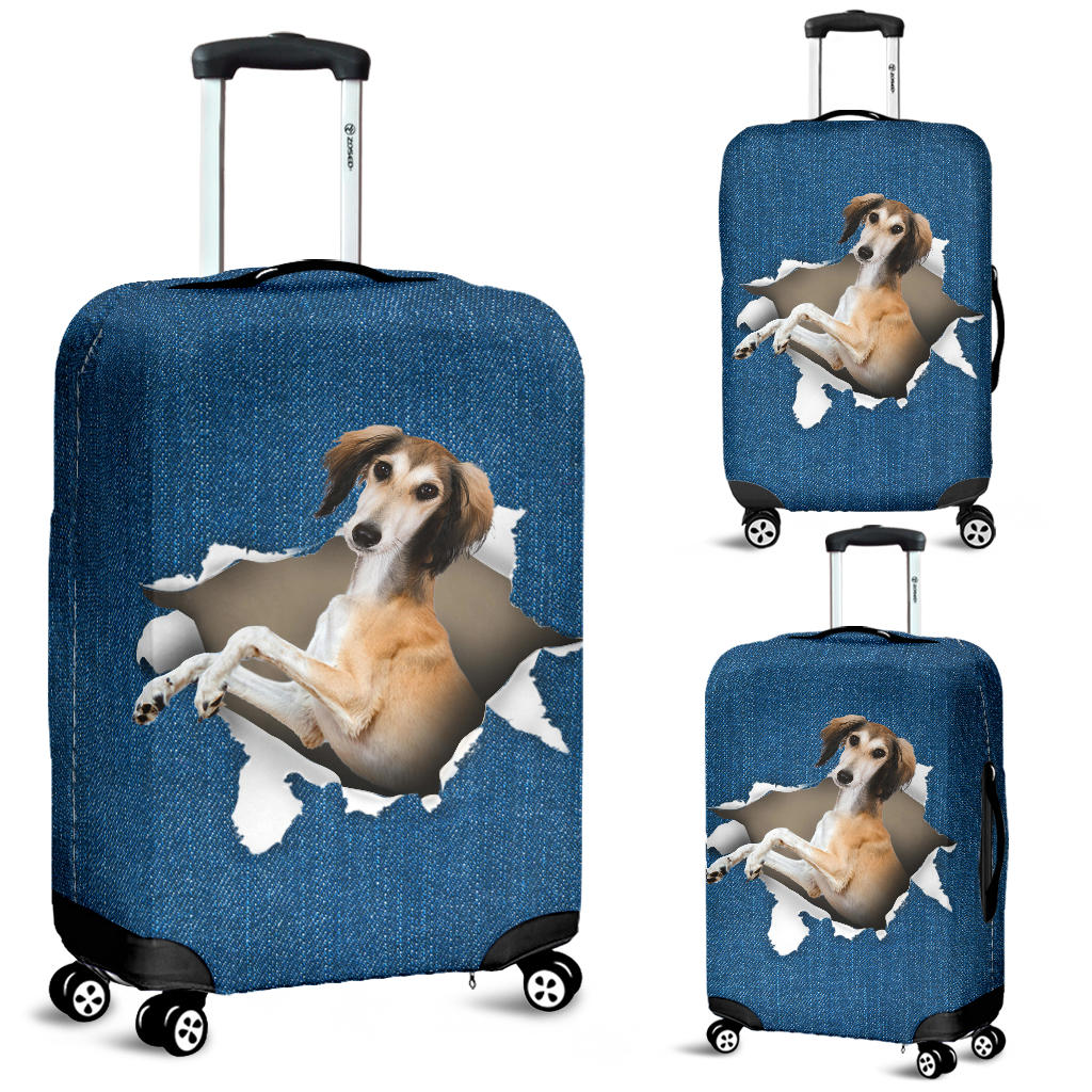 Saluki-Torn Paper Luggage Covers