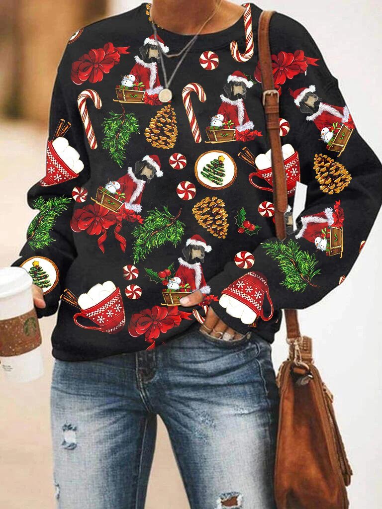 Saluki All Over Print Unisex Sweater