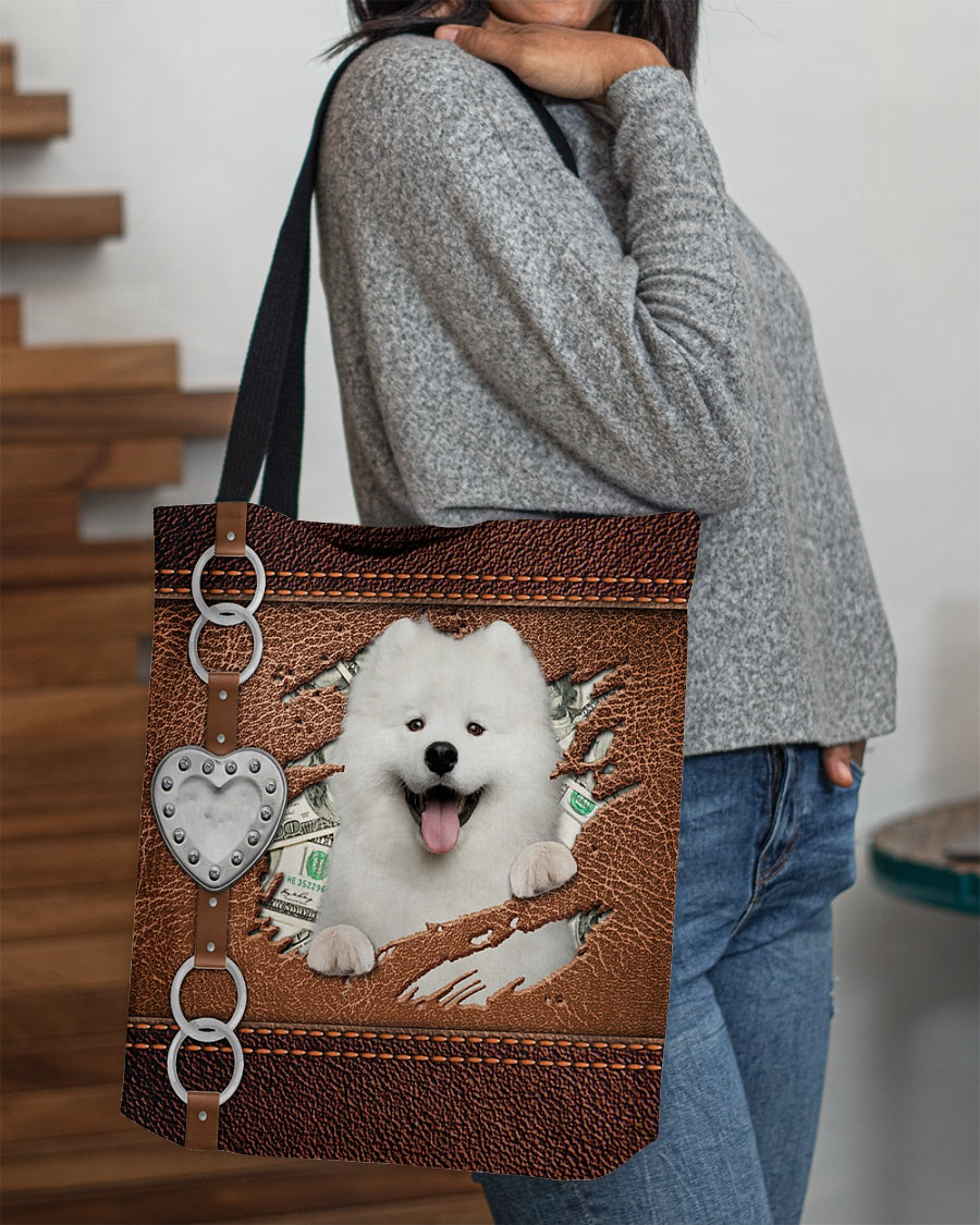Samoyed-Let Me Go Out -Cloth Tote Bag
