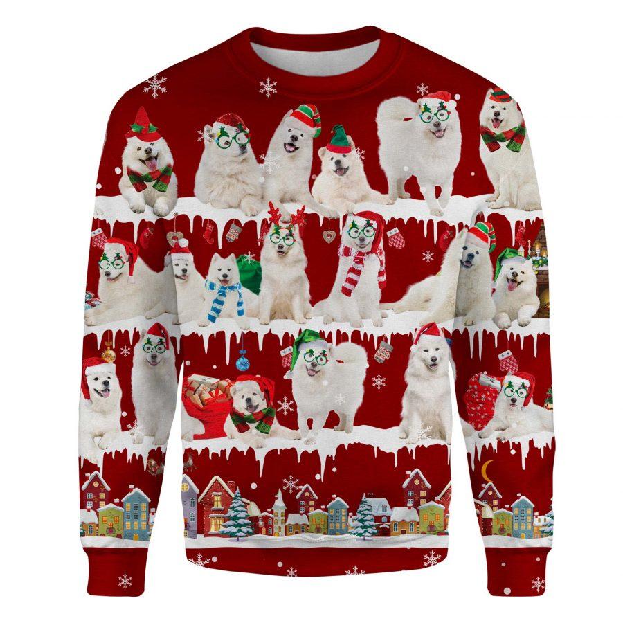 Samoyed - Snow Christmas - Premium Sweatshirt