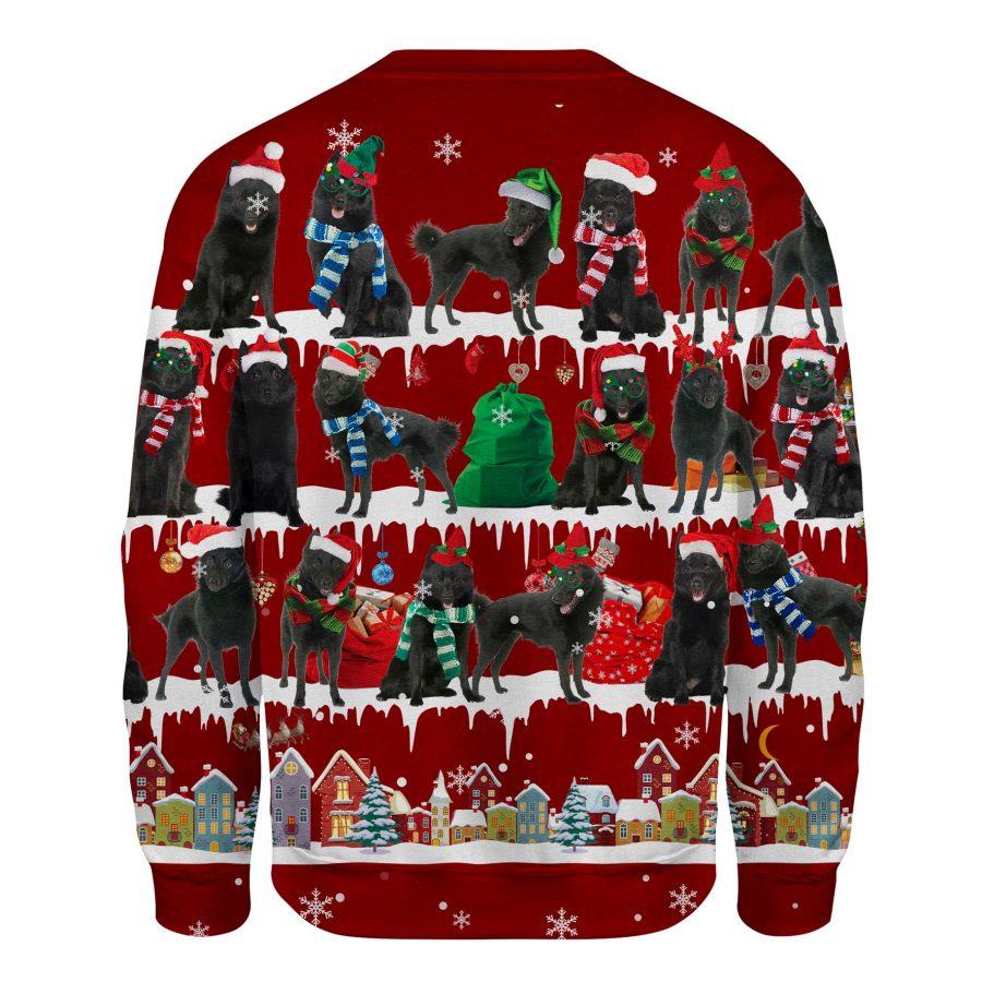Schipperke - Snow Christmas - Premium Sweatshirt