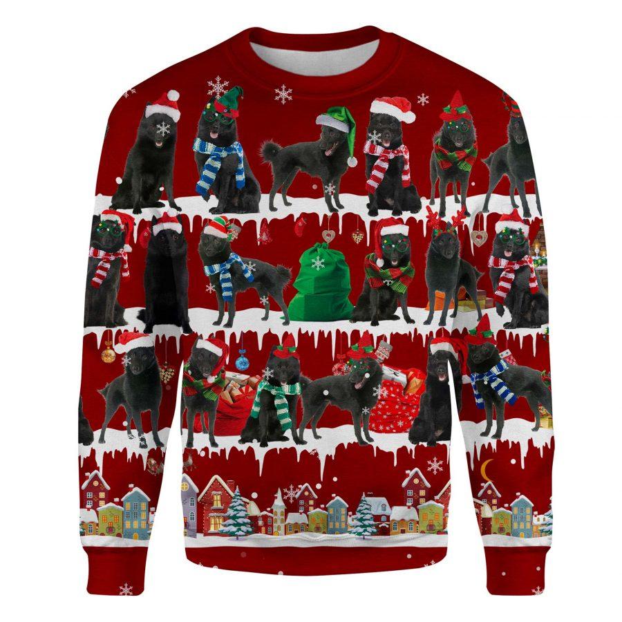Schipperke - Snow Christmas - Premium Sweatshirt