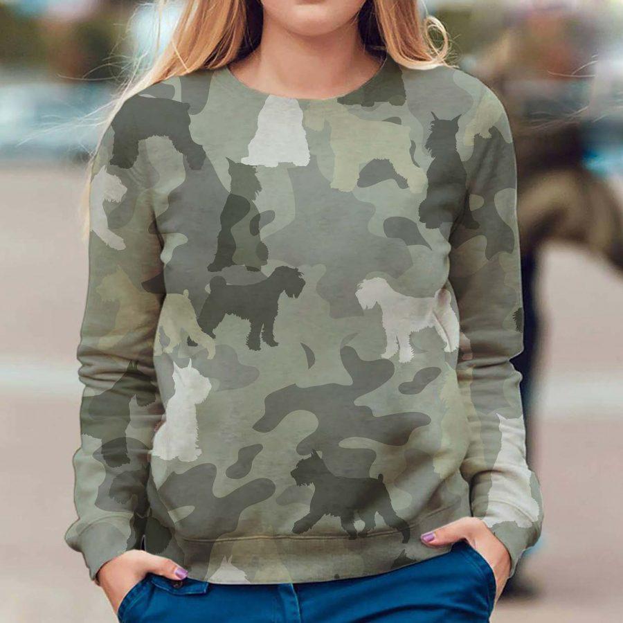 Schnauzer - Camo - Premium Sweatshirt